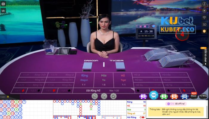 Cách chơi rồng hổ Kubet chi tiết 